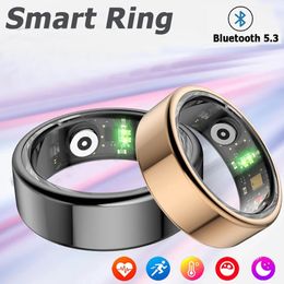 5ATM Waterproof Smart Ring Heart Rate Blood Oxygen Sleep Monitoring Men Women Bluetooth Health For Xiaomi IOS Android 240415