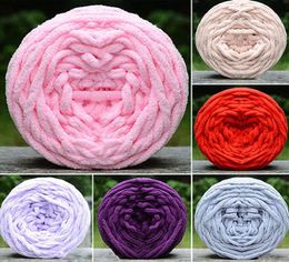 Soft Knitting Wool Yarn Roving Bulky Spinning Super Thick String Chunky Hand Knitting Thread Crochet Yarn for Hat Scarf Knitting3925203