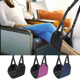 Camp Furniture Foot Hammock For Plane Travel Adjustable Flight Rest Simple Leg Support Pad Footrest