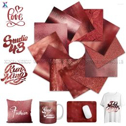 Window Stickers XFX Metal Infusible Transfer Ink Sheet 12x12" Sublimation Paper For Cricut Joy Mug Press T-shirt Adhesive