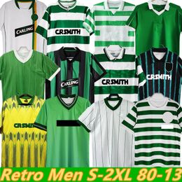 Retro Celts Soccer Jerseys 81 87 88 95 97 98 06 07 12 13 LARSSON Home Away 3RD KYOGO EDOUARD JOSEPH Celtic Football Shirt MORAVCIK TURNBULL ETI CHRISTIE JOTA throwback