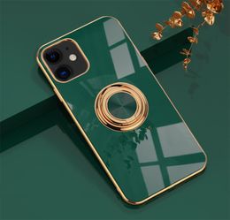 Luxury Phone Case for iPhone12 12Pro 11 XR 7Plus phone Cover for Samsung S20 Huawei P40Pro With Ring Holder Stand2606463