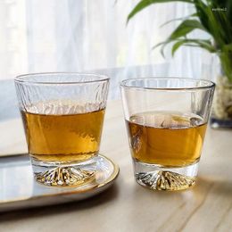 Wine Glasses Glacier Snow Mountain Glass Japanese Ins Fuji Whisky Juice Cup Household Transparent Water