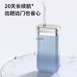 Oral Irrigators Portable telescopic electric irrigator household intelligent cleaning dental floss stone removal whitening and acoustic cleaner H240415