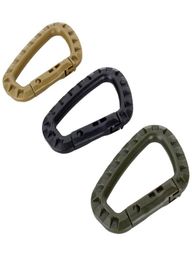 Tactical Outdoor Gadgets Gear EDC Muti Tool Link Keychain Snap Hook DRing Buckle Carabiner Clasp Clip Camping Equipment Hiking Ac2350587