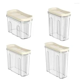 Storage Bottles Airtight Food Container Moistureproof Grain Box Portable Rice Bucket Reuseable Sealed Cereal For Home