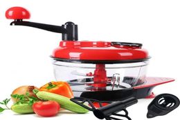 Manual Food Processor Chopper Multifunctional Meat Vegetable Fruit Chopper Meat Grinder Manual Grinder295o4589924