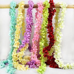 Decorative Flowers Artificial Flower Strip Wedding String Hydrangea Decoration Wisteria Rattan Orchid