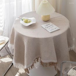 Table Cloth Cotton Rectangle Konopie Tea Tablecloth Weaving Tissue Fringes Party Decorations