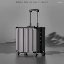 Suitcases 20 Inch Makeup Suitcase Laptop Bags Duffle Bag Boardable Travel Carry On Luggage With Wheels Portable