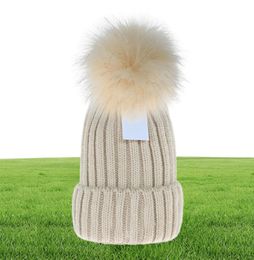 2021 Adults Thick Warm Winter Hat For Women Soft Stretch Cable Knitted Pom Poms Beanies Hats Womens Skullies Beanies Girl Ski Cap 5573285