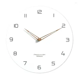Wall Clocks Elegant Quartz Clock Silent Creative White Barber Shop Nixie Watch Kitchen Wand Klok Wallclock 50KO516