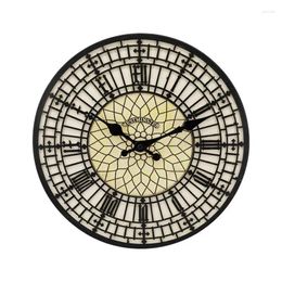Wall Clocks Waterproof Outdoor Garden Station Clock Weather Proof Durablle Hanging For Decoration