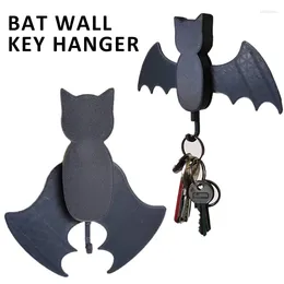 Hooks 1pc Key Holder Wings Flapping Bat Hook Wall Hanging Fit For Hat Coats Umbrellas Storage Hanger Decoration