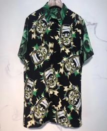 New Designer T Shirts Mens Clothing Camisa Tops Tee Shirt Fashion Summer T Casual Shirt frankenstein Printed Men Shirt1825997