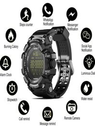 EX16 Smart Watch Bluetooth Waterproof IP67 Smart Wristwatch Relogios Pedometer Stopwatch Sport Bracelet For iPhone Android Phone W1737622