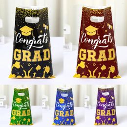 Gift Wrap Congrats Grad Candy Bags Boy Girl Preschool Kindergarten Graduate Graduation Party Classroom Decoration