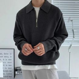 Men's Sweaters Korean Fashion Men Chic Luxury Pullover Autumn Winter Vintage Loose Long Sleeve Kintted Sweater Streetwear