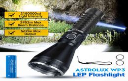 ASTROLUX WP3 LEP Flashlight Long Range IPX6 LED Spotlight Rechargeable Light Torch Outdoor Work Lantern With 21700 Battery W2203032120747