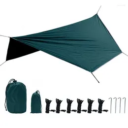 Tents And Shelters Camping Tarp Canopy Sunshade Waterproof Lightweight Hexa Shelter Equipment Accessories Outdoor Awning Beach Shade