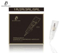 Biomaser Professional Permanent Makeup Cartridge Needles 1R2R3RL5RL Disposable Sterilised Tattoo Pen Machine Needles Tips4803234