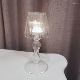 Candle Holders Glass Holder For Table Centrepiece Stick Decor Wedding Flower Vase