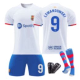 2324 Barcelona Away Childrens Student Training Adult Set Sports Team Jersey Group Purchase Mens and Womens Football Jerseys