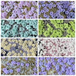Party Supplies White Purple Pink Flower Sprinkle Pearl Mix Baking Cake Decorations Cupcake Toppers Cookie Decorating Ice Cream Celebrations