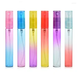 Storage Bottles HEALLOR 4/8ml Gradient Spray Refillable Bottle Perfume Makeup Water Atomizer Empty Container Travel Tool