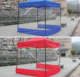 Tents And Shelters Folding Shade Cloth Tent Advertising Thickened Dustproof Retractable Rainproof Cover Tarpaulin Roman Window Fou3089042