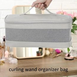 Storage Bags Hair Dryer Carrying Case Portable Straighteners Protect Pouch With Handle Travel Organizer Cosmetic Box