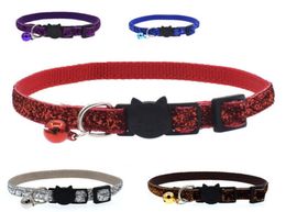 pet cat collar breakaway cat face buckle safety buckle bling nylon inside3288011