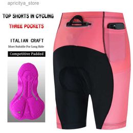 Cycling Jersey Sets Womens Cycling Pants Gel 3 Pockets Lycra Sports Shorts Man Clothes Professional Maillot Mtb Clothing Summer Bib Short Equipment L48