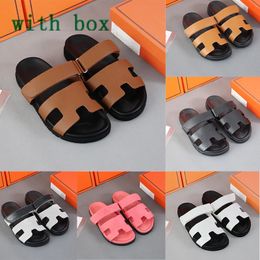Designer Sandals slides slippers Sandal Womens Shoes Luxury Leather Canvas Slipper Summer Sandal Durable Comfort size 35-42 with box