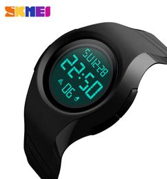 SKMEI Fashion Simple Sport Watch Men 5Bar Waterproof Men Watches Calendar LED Display Digital Watch Relogio Masculino 12698862003