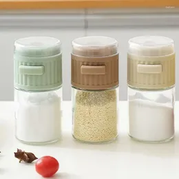 Storage Bottles Glass Seasoning Jars Household Sealed Moisture-proof Jar Salt Dispensers Kitchen Gadgets