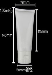 Whole 150ML Empty Bottles Cosmetic Containers Plastic Tube Package With Flip Top Cap8423962