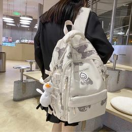 Backpack Fashion Cartoon Student Schoolbag Cute Women For Teenage Girls Boys Bookbag Multi-pocket Travel Backpacks Laptop Bags