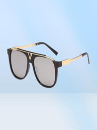 2157 Fashion Sunglasses toswrdpar Eyewear Sun Glasses Designer Mens Womens Brown Cases Black Metal Frame Dark 50mm Lenses For beac6420615