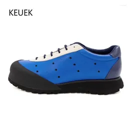 Casual Shoes Luxury Genuine Leather Breathable Men Sneakers Fashion Oxfords Lace Up Outdoor Moccasins Male Derby Flats 5C