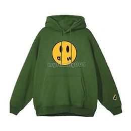 Hot Drawdrew Designer Brand Draw Hoodie The Highest Quality Hoodies Drawdrew Sweatshirts Yellow Man Retro Smiley Face Sweatshirt Tshirt Draw Hooded Harajuku 57