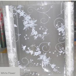 Window Stickers 500 X 45/60/90cm Self-adhesive Gluey Living Room Scrub Sliding Door Glass Decorative Film Privacy Protection Heat-Proof