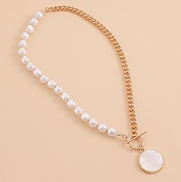 10 Styles Heart Pendant Pearl Necklace Women's Fashion Classic Jewelry Pearl Shirakai Necklace Diamond Necklace Gift Light Luxury Collarbone Necklace