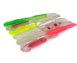 15cm Big Lure Squid Sleeve Soft Squid Soft Fishing Lure octopus skirt fishing tackle4813092