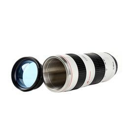 Creative Camera Lens Coffee Mug 440ML Stainless Steel Thermal Insulation Tumblers Coffee Cups