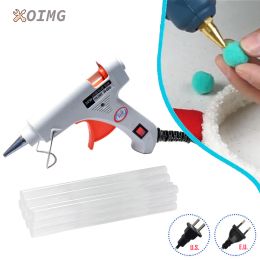 Gun 20w Hot Melt Glue Gun Use 7*100mm Glue Sticks Mini Industrial Household Guns Heat Temperature Thermo Electric Diy Repair Tool