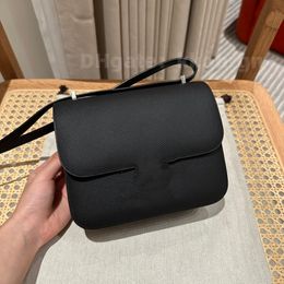 Handmade custom Kangkang bag 19cm mini Epsom leather designer bag handbag crossbody bag handbag luxury leather handmade wax thread sewing wallet handmade bag