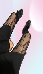 Textile Women's Sexy Letters Long Stockings Women Designer Tights Stocking xury Ladies Wedding Party Pantyhose Valentine's Day Present Mesh Stockings3004155