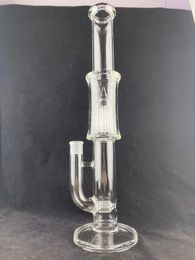 Smoking Pipes clear bong 18 inches 18mm joint 8 arms to 3 inlines support custom welcome to order