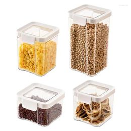 Storage Bottles Cereal Dispenser Food Containers Dried Jars With Lid Airtight Pantry Canisters For Dry Flour Sugar Kitchen Organzer
